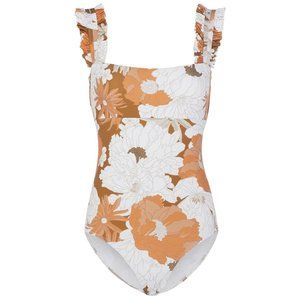 Ephemera waikido ruffle one piece swimsuit